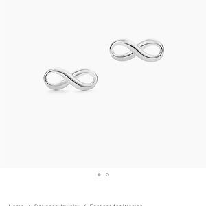 Tiffany & Co. Silver Infinity Earrings